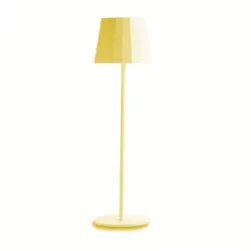 Indendørs gulvlampe gul