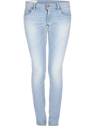 Lyseblå tætsiddende jeans