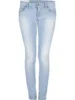 Lyseblå tætsiddende jeans