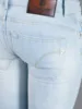 Lyseblå tætsiddende jeans